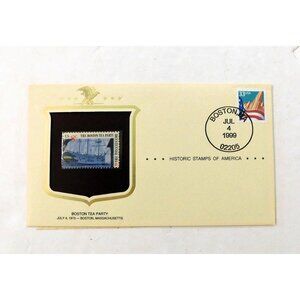 Boston Tea Party Bicentennial Stamp First Day Cover July 4 1999